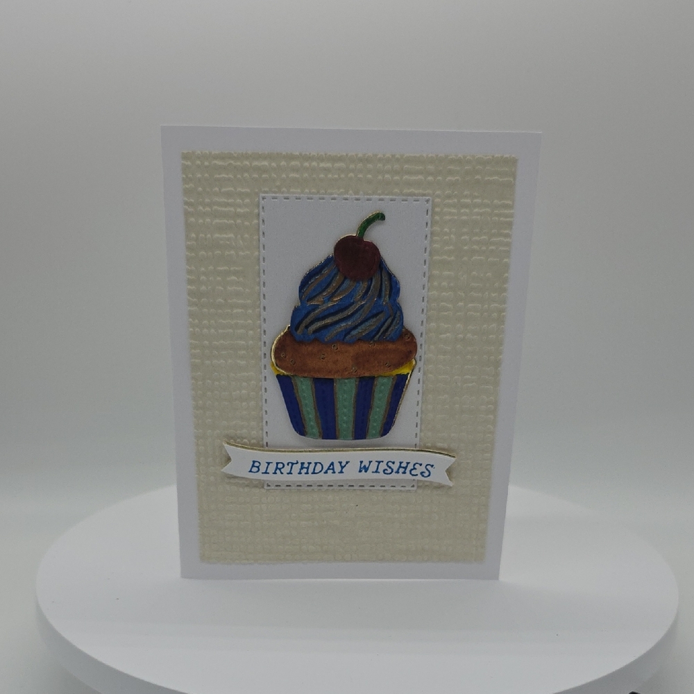Birthday Wishes – Cupcake Greeting Card